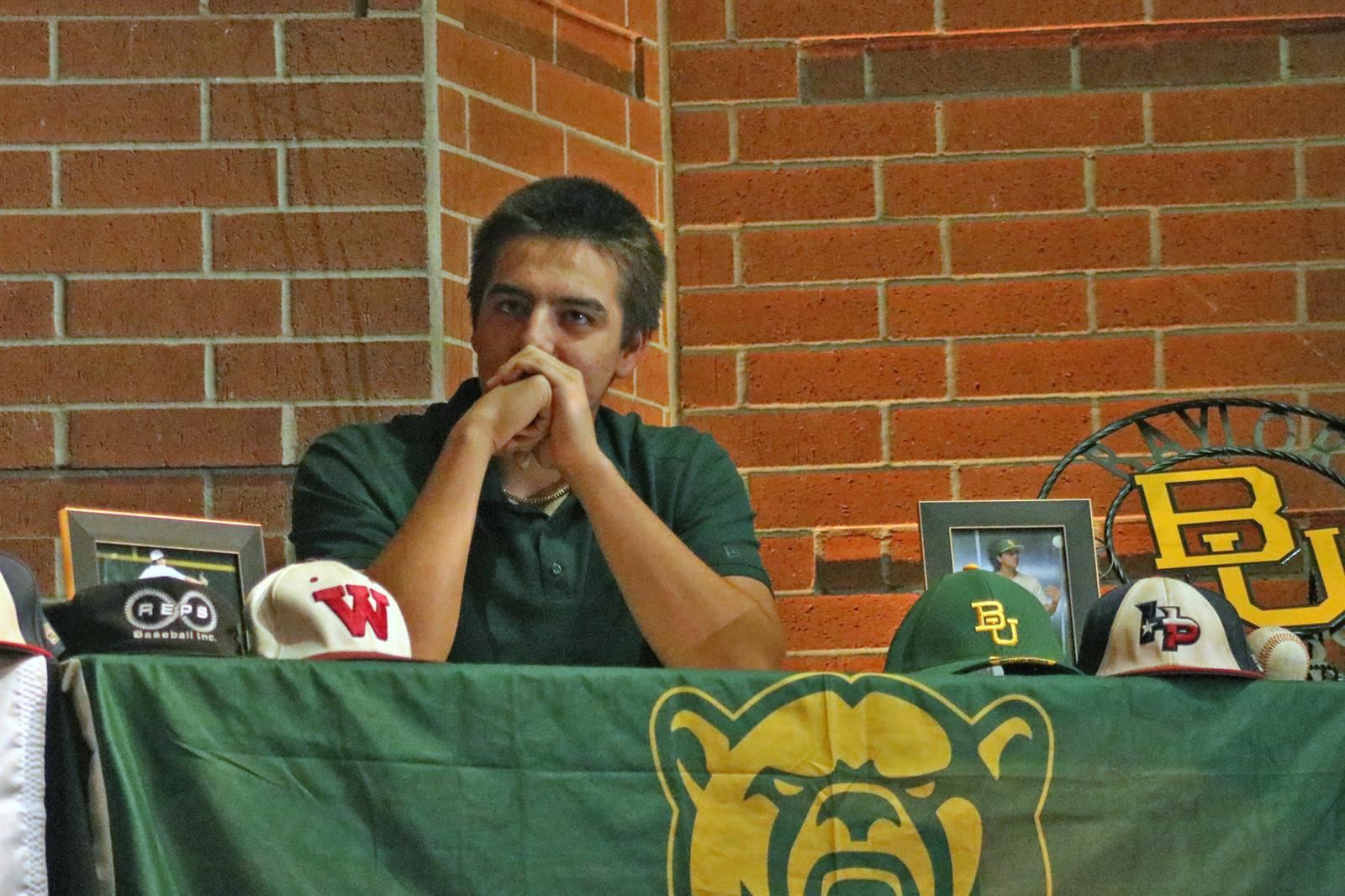 Cypress Woods High School senior Mason Green signed a letter of intent to play baseball at Baylor University.